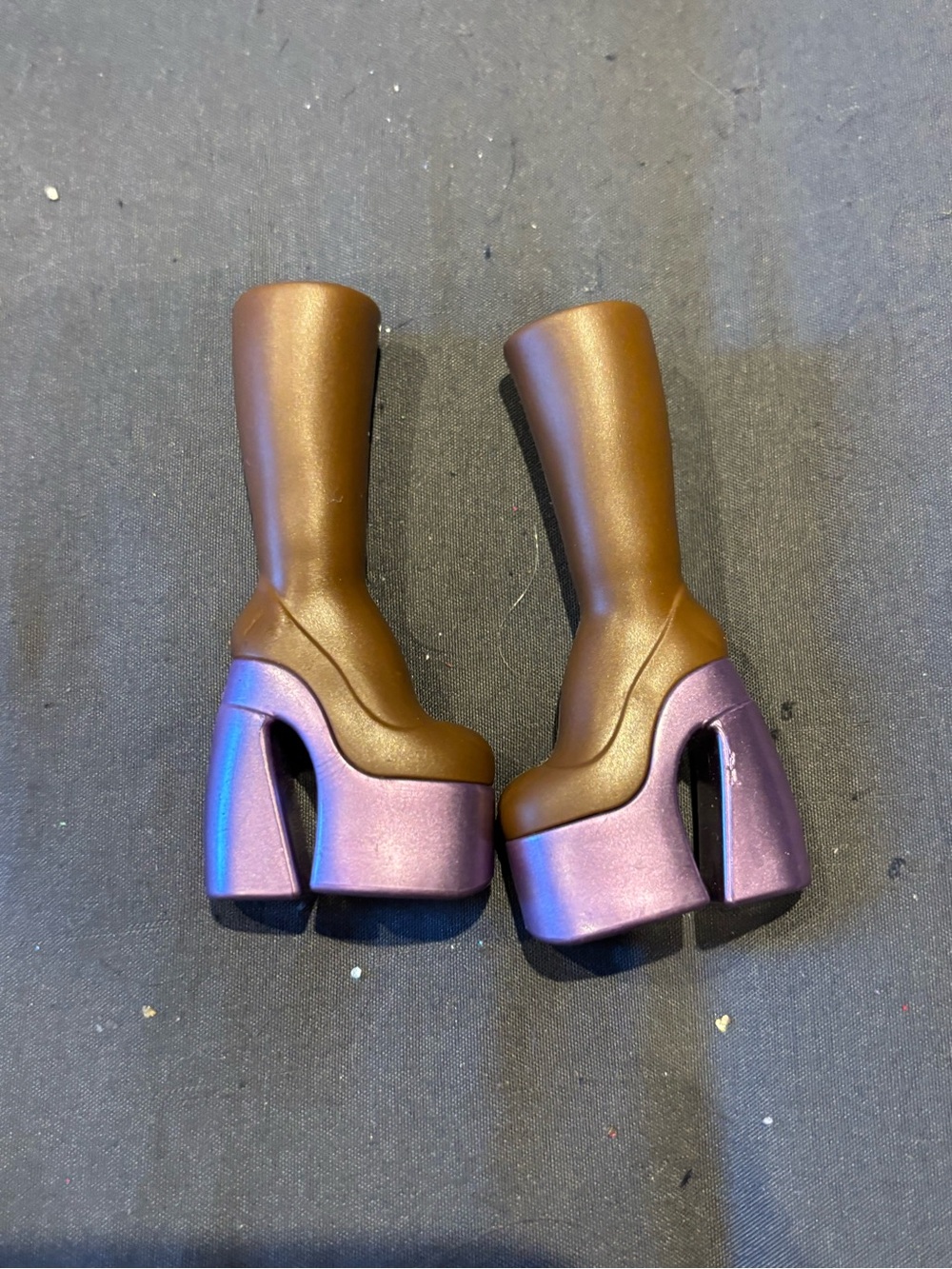 Alwayz Bratz - Yasmin’s Brown and Purple Platform Boots